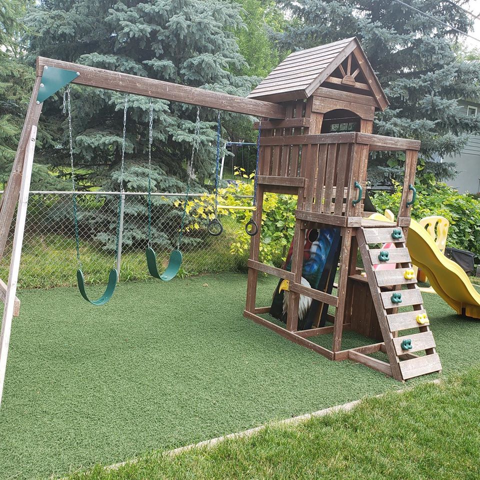 Installing Playground Equipment on Artificial Turf - ReTurf