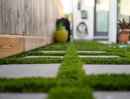 How Much Artificial Turf is Needed Between Pavers?